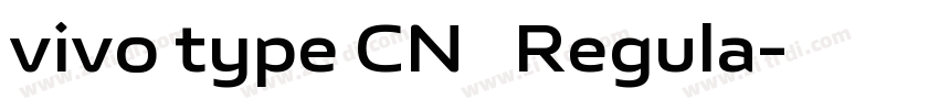vivo type CN简 Regula字体转换